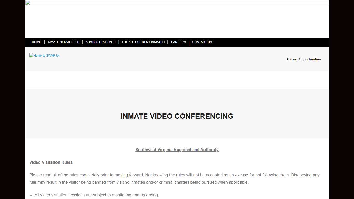 INMATE VIDEO CONFERENCING – Home to SWVRJA
