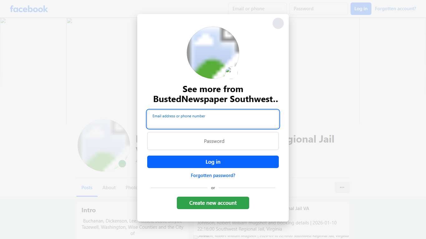 BustedNewspaper Southwest Regional Jail VA | Facebook
